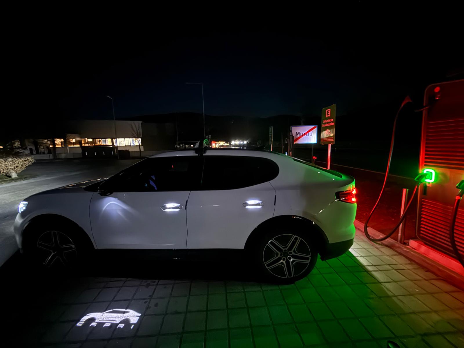 Ford Capri Taxi Ladestation Murau - Langstrecke